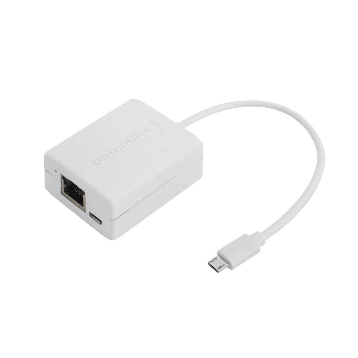 Uctronics For Raspberry Pi Zero Ethernet And Power, Micro Usb Ethernet/Poe Adapter For Fire Tv Stick, Chromecast, Google Mini, A