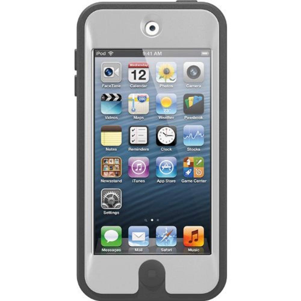 Otterbox Defender Series Ipod Touch Case For Ipod Touch 5Th Generation, Retail Packaging (White/Grey)
