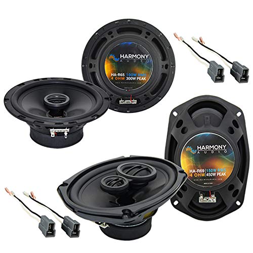 Harmony Audio Compatible with 1991-1999 Mitsubishi 3000GT HA-R69 HA-R65 New Factory Speaker Replacement Upgrade Package Speakers