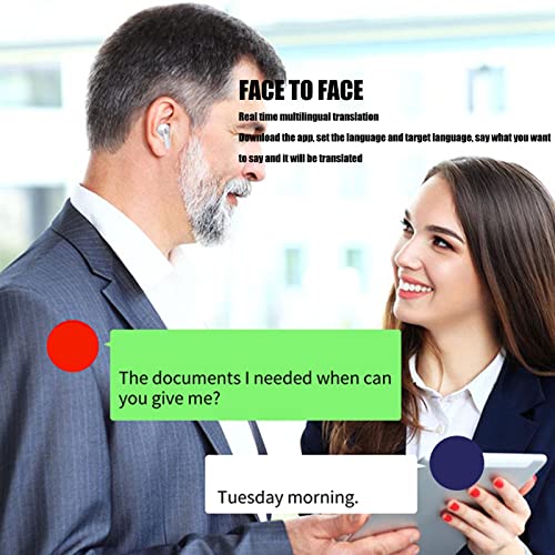Language Translator Earbuds,Noise Canceling Bluetooth5.3 Translator Device,84 Languages 5 Modes Translator Ear Headset With Char