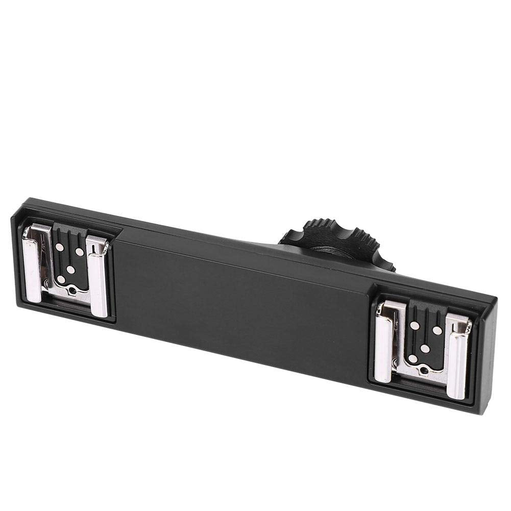 Hot Shoe Splitter, Hot Shoe Extension Bar Mount Cold Shoe Extension Bracket Bracket Dslr Camera Camcorder Dv (For )