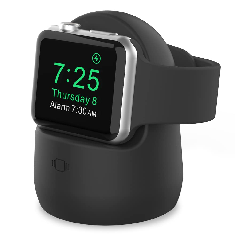 AhaStyle iWatch Stand Silicone Charging Dock Holder for Apple Watch Ultra 3, Ultra 2, Ultra, SE3, SE2, SE, Series 11 10 9 8 7 6 