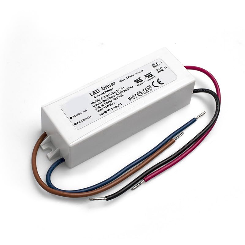 Ironsmith Lighting Products Constant Voltage LED Driver Transformer (24 Volt | 15 Watt | Dimmable - Constant Voltage)