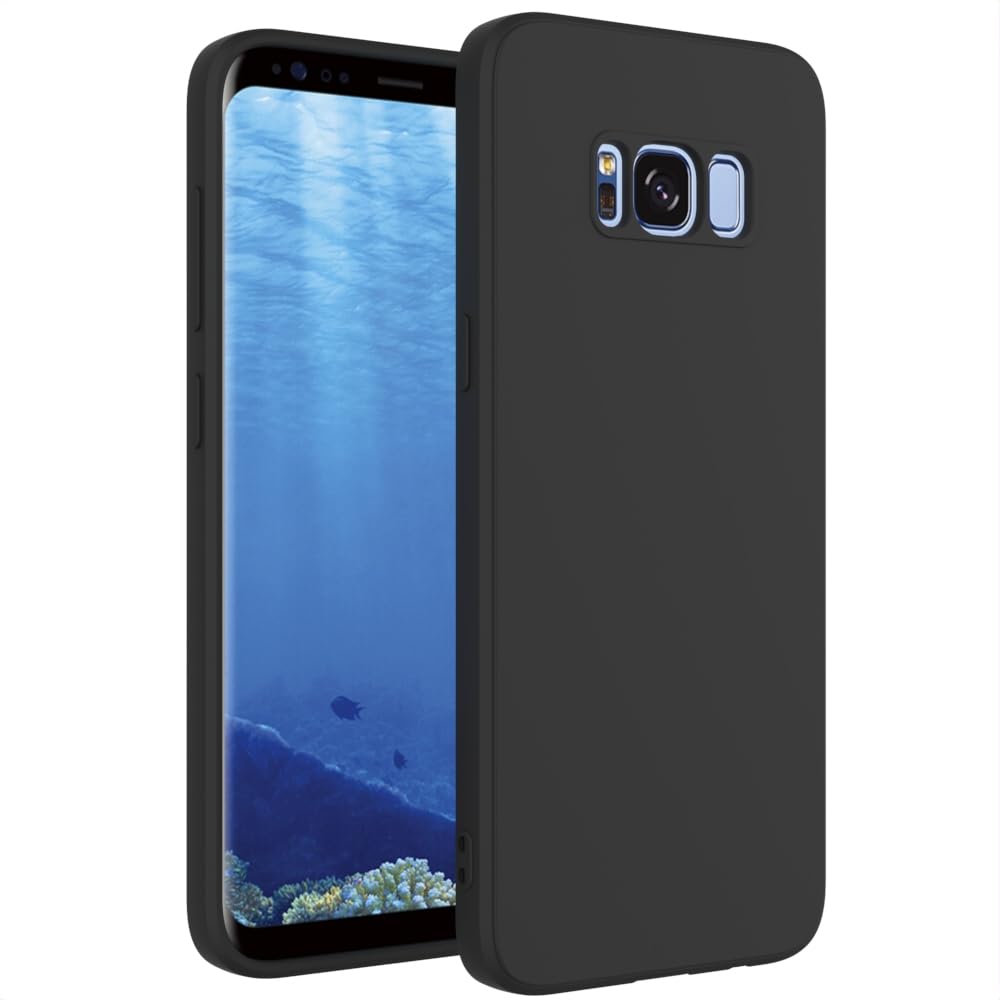 Wogroo For Samsung Galaxy S8 Case Black, Scratch Resistant With Soft Touch, Slim Thin Phone Cover For Samsung Galaxy S8