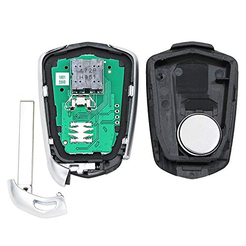 Keymall Keyless Entry Replacement Car Key 315Mhz 6B Fob Remote For Cadillac Escalade 2015 2018 Fcc: Hyq2Ab