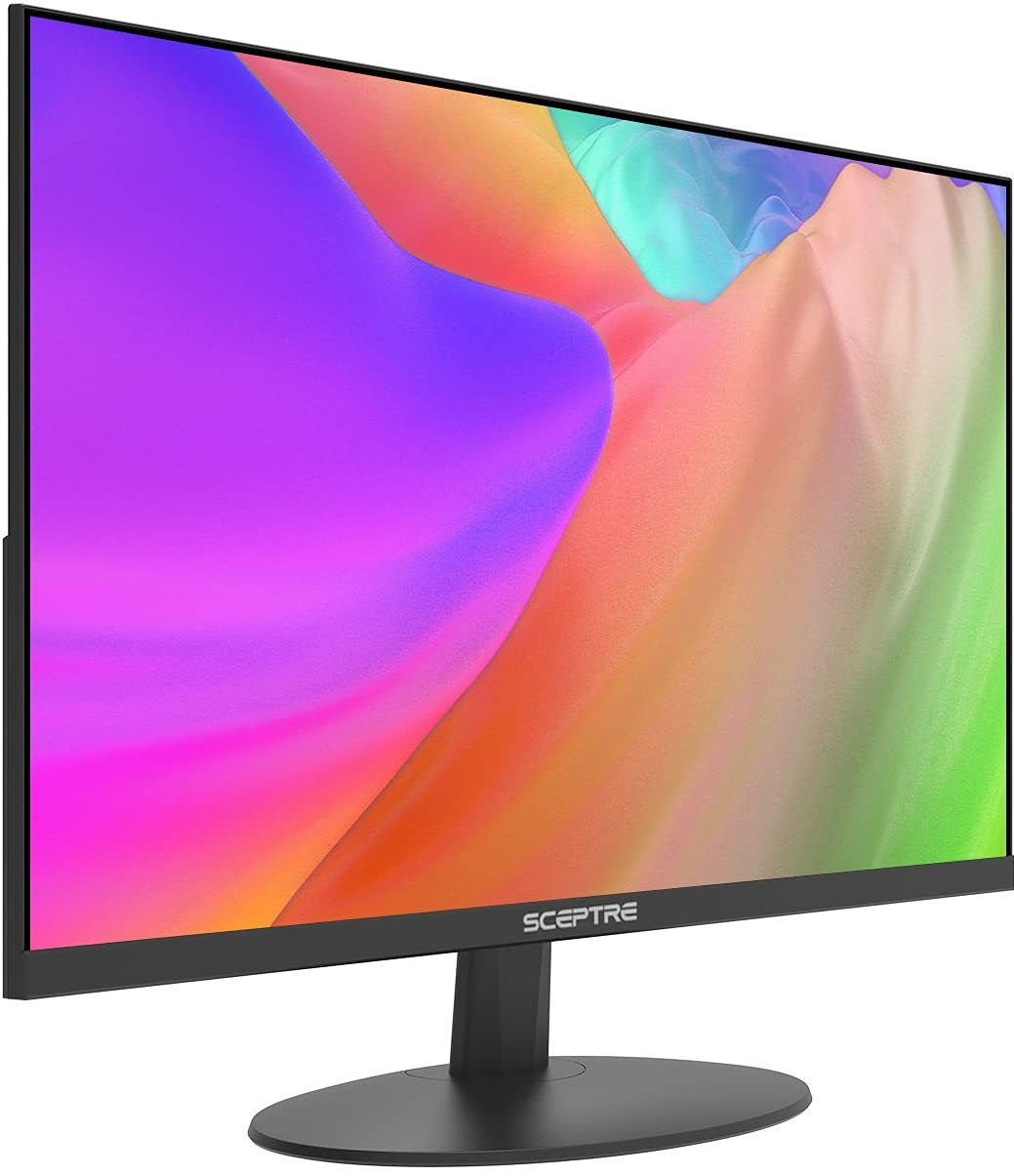 Sceptre Ips 24-Inch Computer Led Monitor 1920X1080 1080P Hdmi Vga Up To 75Hz 300 Lux Build-In Speakers 2021 Black (E249W-Fpt)