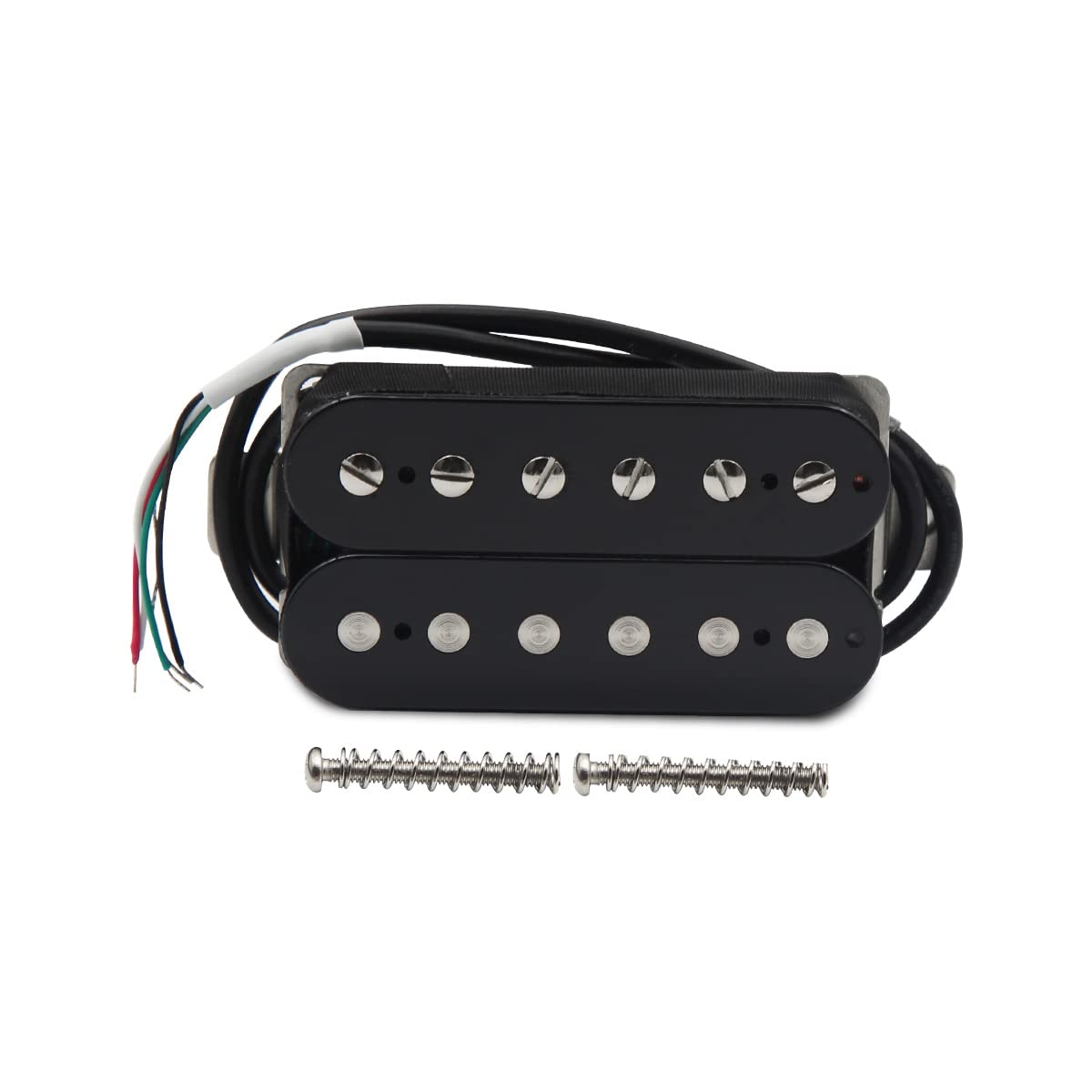 FLEOR Alnico 2 Humbucker Pickup 7-8K Electric Guitar Pickup Neck Humbucker, Black