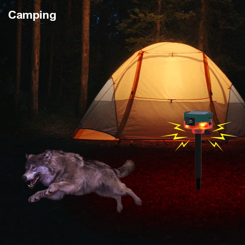 Solar Outdoor Motion Sensor Alarm,With Upgraded 360 Motion Detector Alarm, 129Db Loud Siren, And Remote Keep Unwanted Explorers