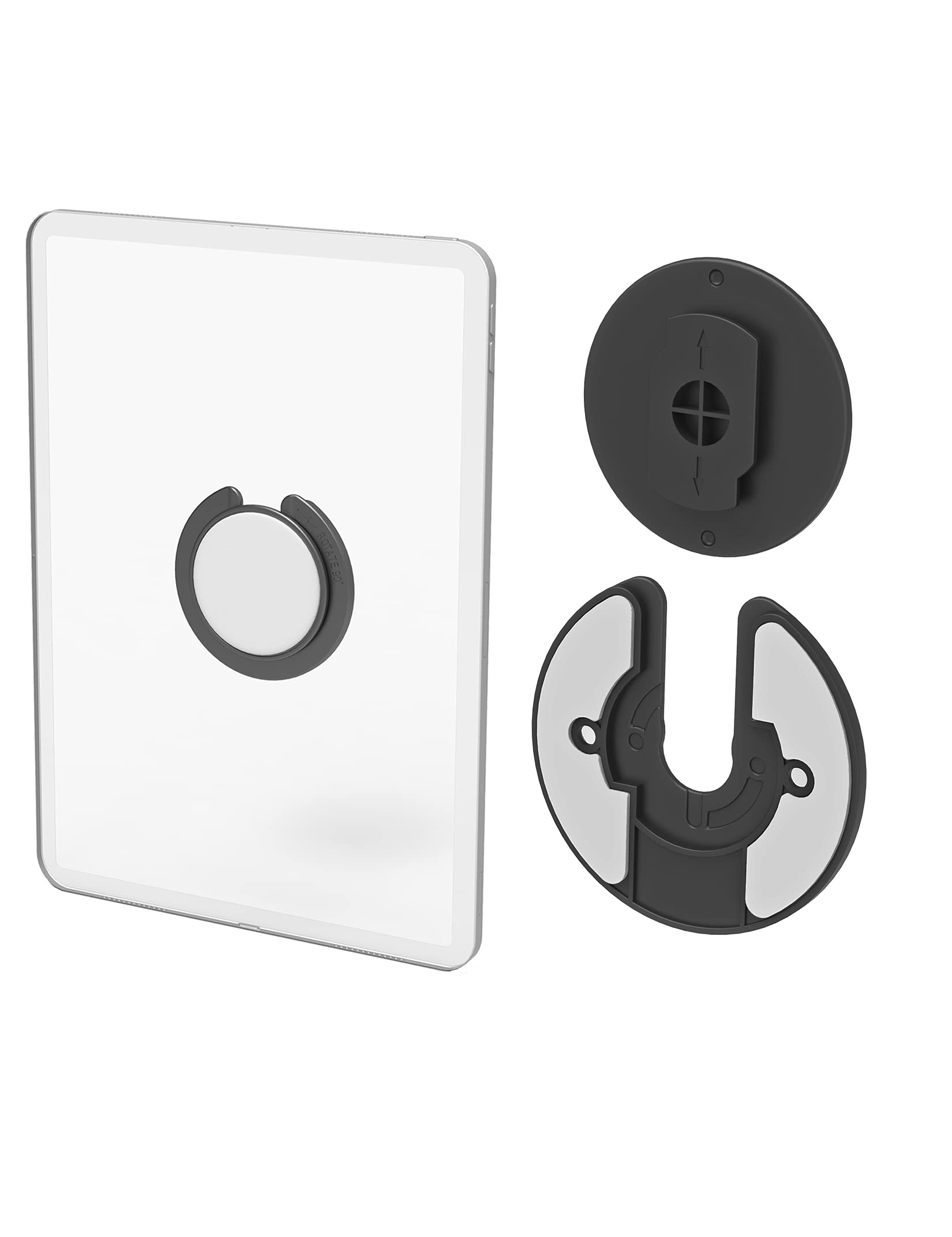 Notmbestm Universal Tablet Wall Mount Adjustable 90 Degrees Rotating Tablet Holder Fit For Ipad/Kindle/E Reader And More(2Pack)(