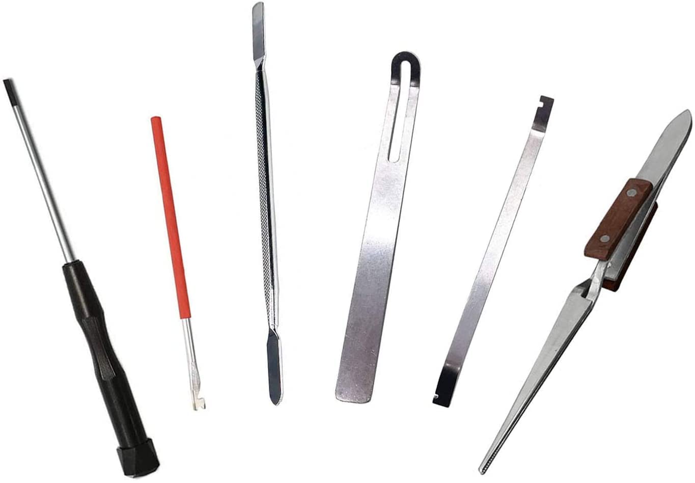 Jiayouy 26Pcs Sax Repair Tool Kit Include Led Leak Light & Spring Hook & Key Indentation Clip & Leveling Pad & Spring Pliers Rep