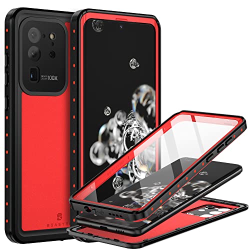 Beastek For Samsung Galaxy S20 Ultra Waterproof Case, Nre Series, Shockproof Underwater Ip68 Case With Built In Screen Protector