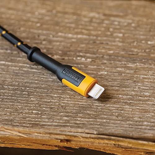 Dewalt Phone Charger Lightning Reinforced Braided Cable 4