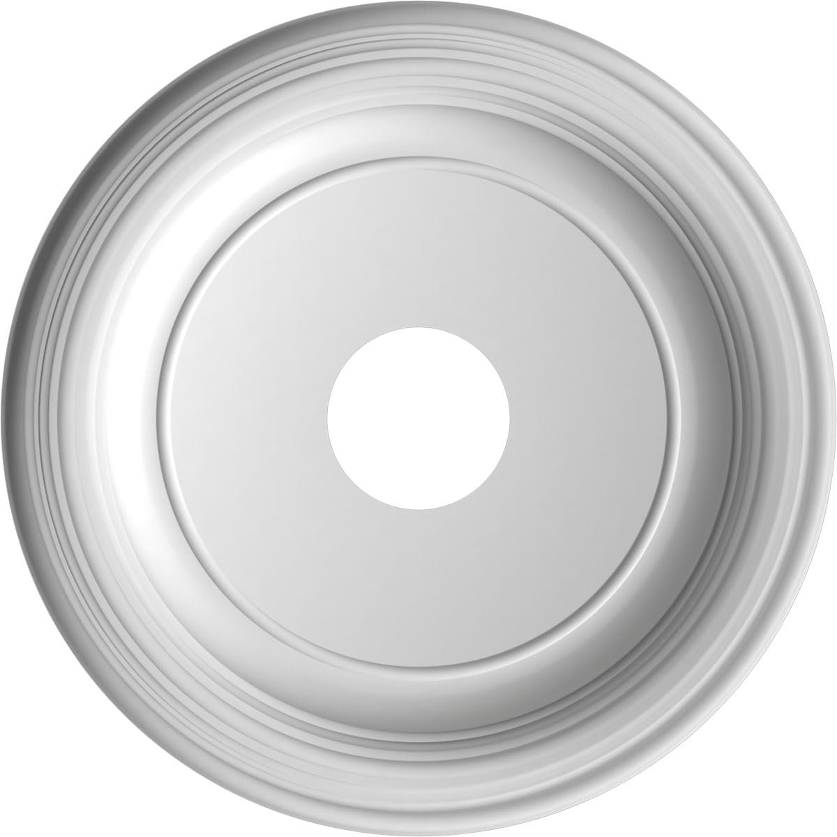 Ekena Millwork 16Od X 3 1/2Id X 1 3/8P Traditional Thermoformed Pvc Ceiling Medallion (Fits Canopies Up To 9 1/2), Aged Copper