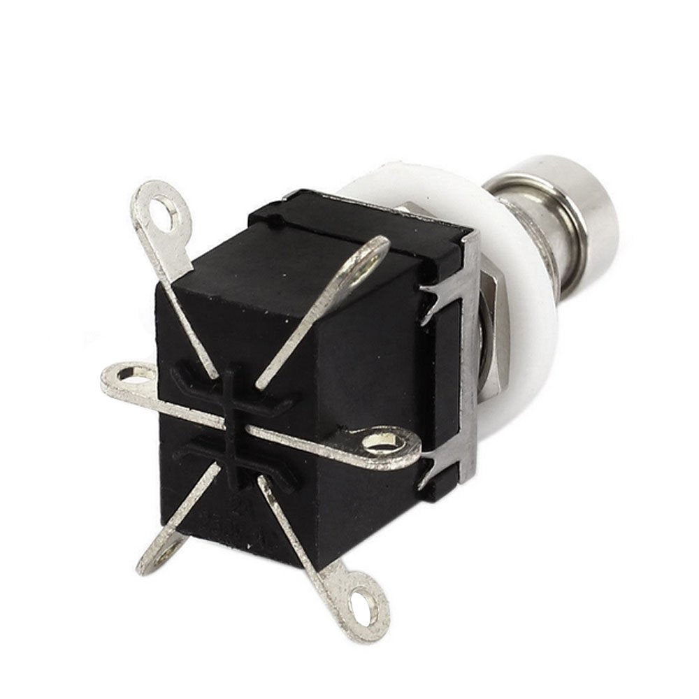 Etopars 6Pins Dpdt Latching Stomp Foot Switch Guitar Ac 250V/2A 125V/4A