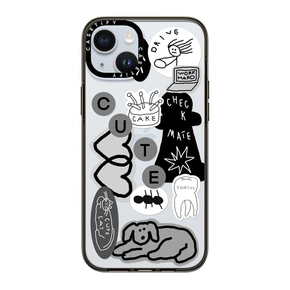 Casetify Compact Iphone 15 Plus Case [2X Military Grade Drop Tested / 4Ft Drop Protection]   Stickers Prints   Inap Sticker 01