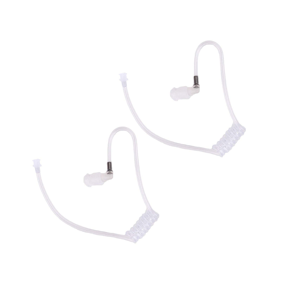 Jeuyoede Replacement Acoustic Tube Compatible With Motorola Kenwood Two Way Radio Earpiece Or Surveillance Kit Headset (2 Packs)