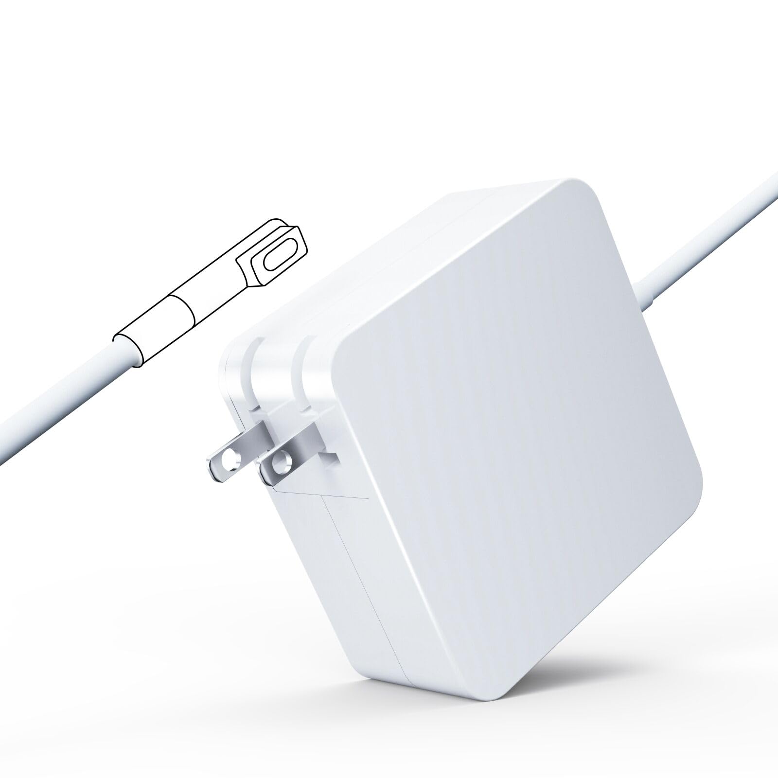 Mac Book Pro Charger, For Mac Book Pro 13 Inch Display Ac 60W L Tip Connector,Compatible With Mac Book(2009 2010 2011) Old Mac B