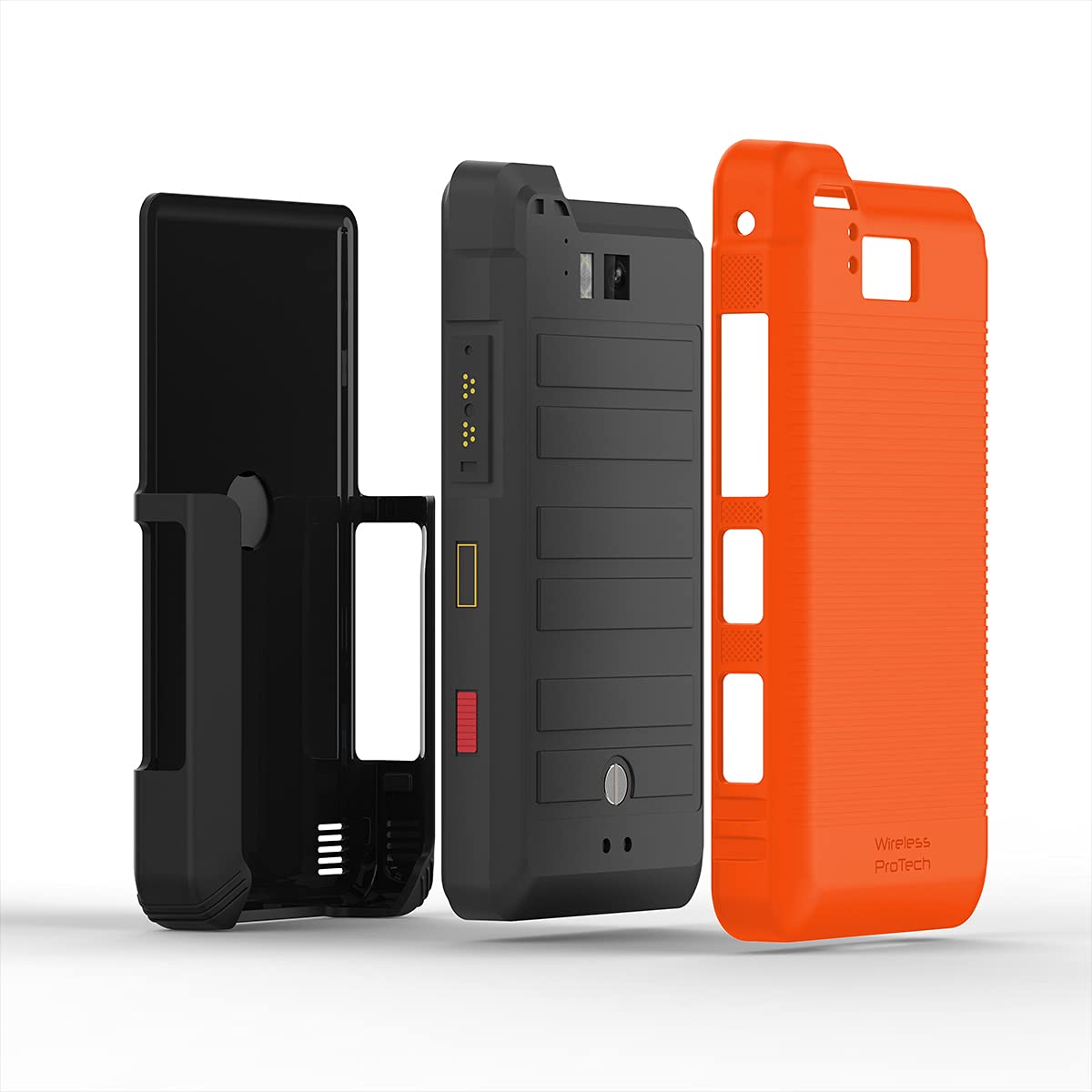 Wireless Protech Case With Clip Compatible With Sonim Xp8 Phone Model Xp8800. Heavy Duty Rotating Belt Clip Holster And Durable
