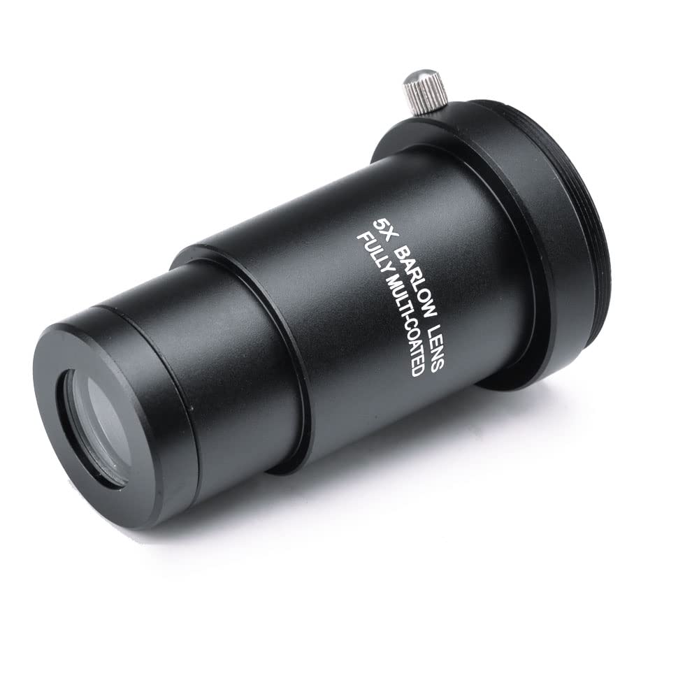 Starboosa 1.25'' Barlow Lens   For Telescope Eyepieces   Actual 2X Magnification