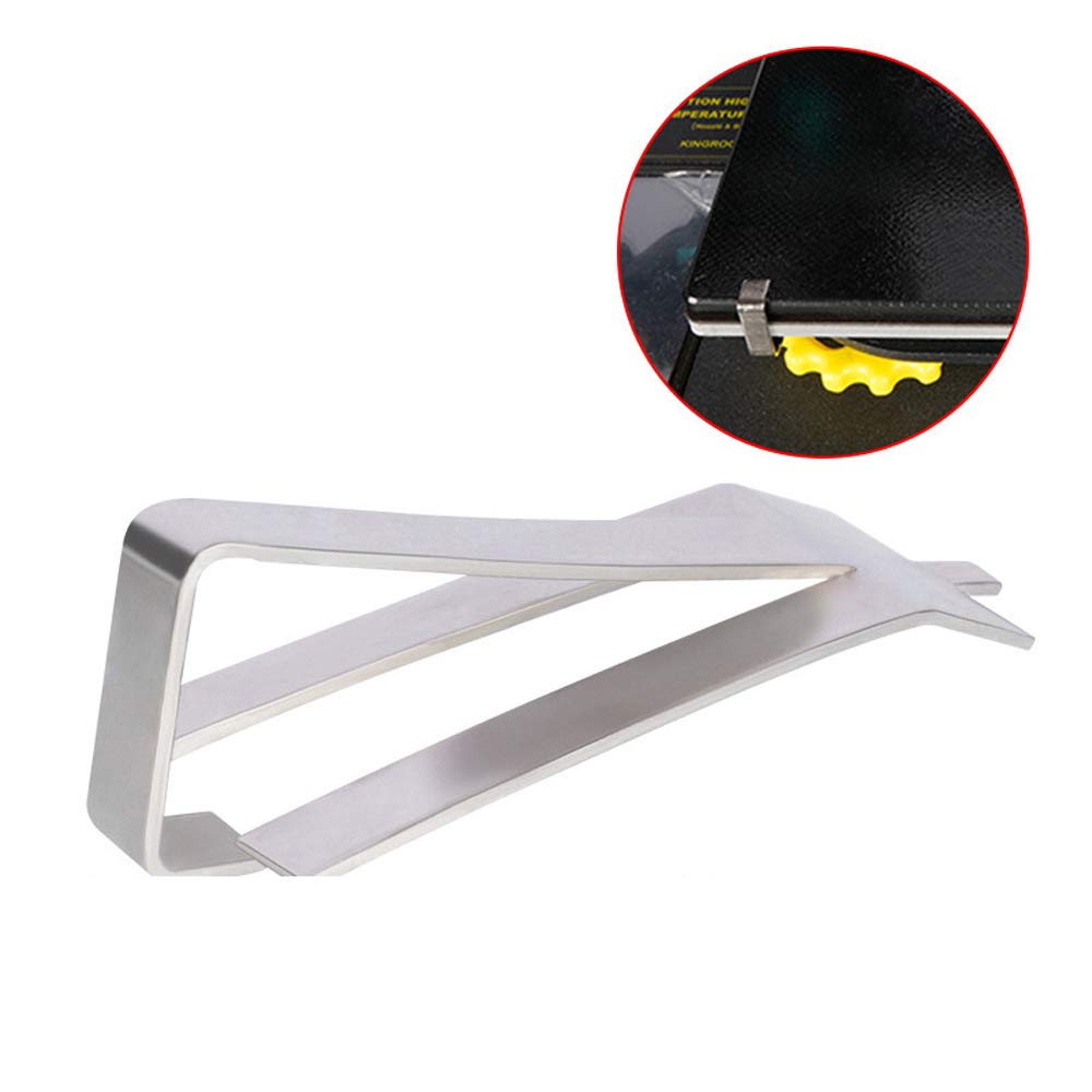 4 Pack Upgrade Ender 3 Glass Bed Spring Turn Clips Platform Clamps Stable For Creality Ender 3 Pro Ender 3S Ender 5 Pro Cr 20 Pr