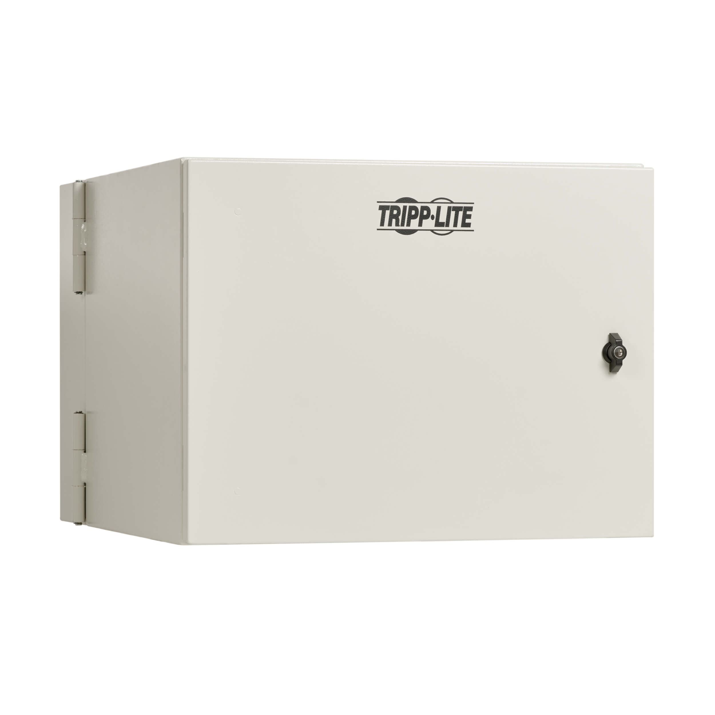 Tripp Lite 9U Locking Industrial Wallmount NEMA 4 Protection Server Rack Enclosure, Hinged Back, 28 inches Deep, Heavy Duty Meta