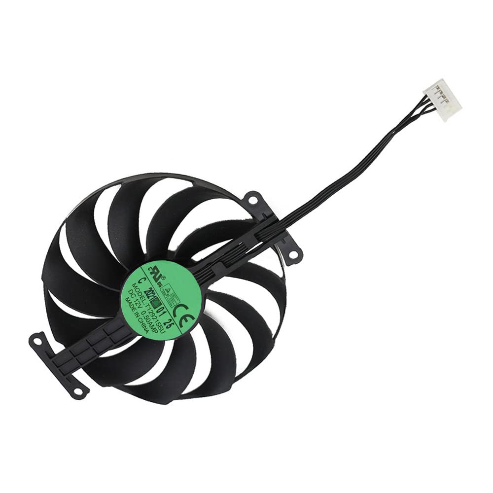 Rakstore T129215Bu Fdc10U12D9-C 95Mm Graphics Card Cooling Fan Replacement For Asus Rtx 3050 Rtx 3060 Phoenix Quiet Cooler Fan