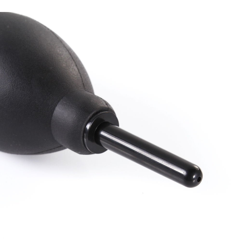 Focusfoto Pro 6.6 Inch Rubber Rocket Air Blower Duster Cleaner Dust Cleaning For Dslr Camera Ccd Lens Keyboard Black