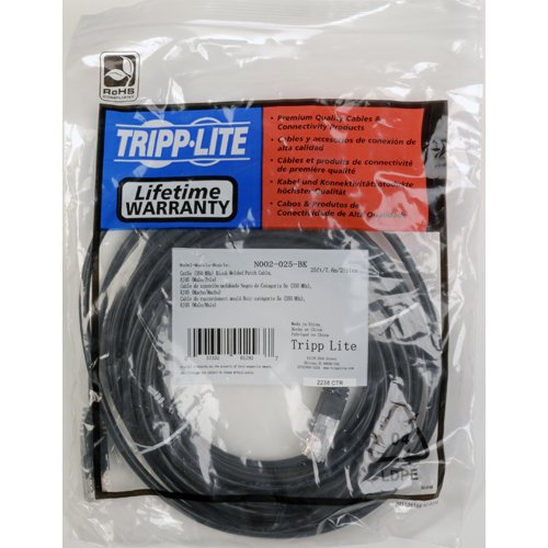 Tripp Lite Cat5E 350Mhz Molded Patch Cable (Rj45 M/M)   Black, 100 Ft.(N002 100 Bk)