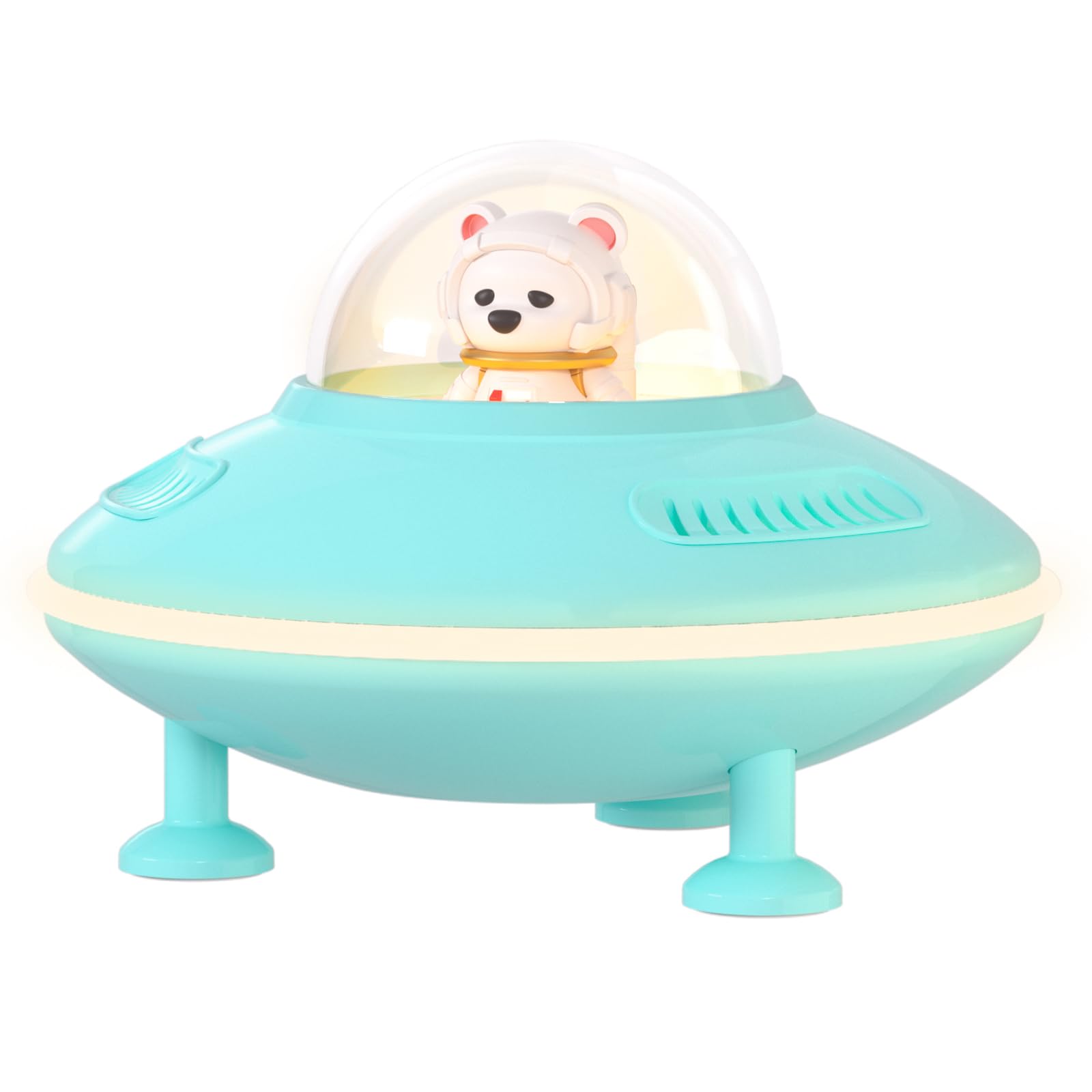 Mini Bluetooth Speaker, Bluetooth Speaker With Lights,Small Speakers Bluetooth Wireless For Cute Room Decor, Bluetooth 5.4, Usb Disk&Aux&Tf Card Input, Gifts For Teen Girls Boys Teen Gifts   Blue