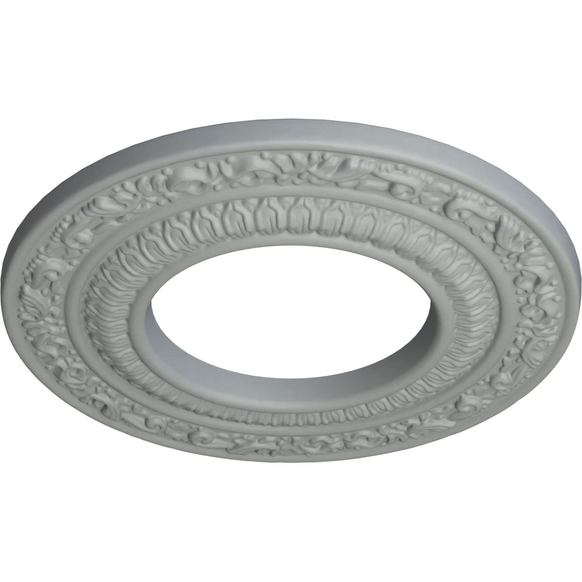 Ekena Millwork Cm08Ad Andrea Ceiling Medallion, 8 1/8''Od X 4 1/8''Id X 1/2''P, Primed