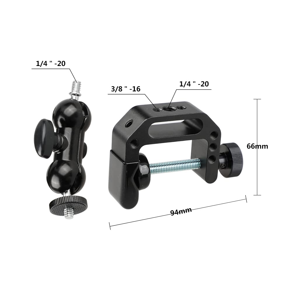 Camvate Camera Clamp Mount For Dslr Camera Led Video Light And Binoculars Holder Mount   1122