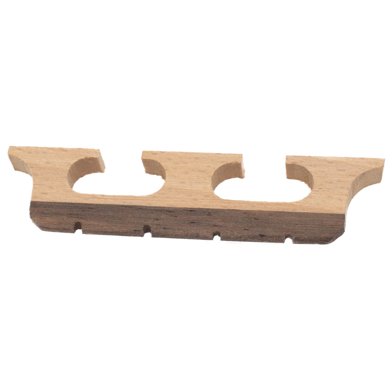 Cheerock 4-String Banjo Bridge, Ebony Maple Banjo Bridge Replacement Composite With Dual-Pivot Design For Enhanced Acoustic Perf