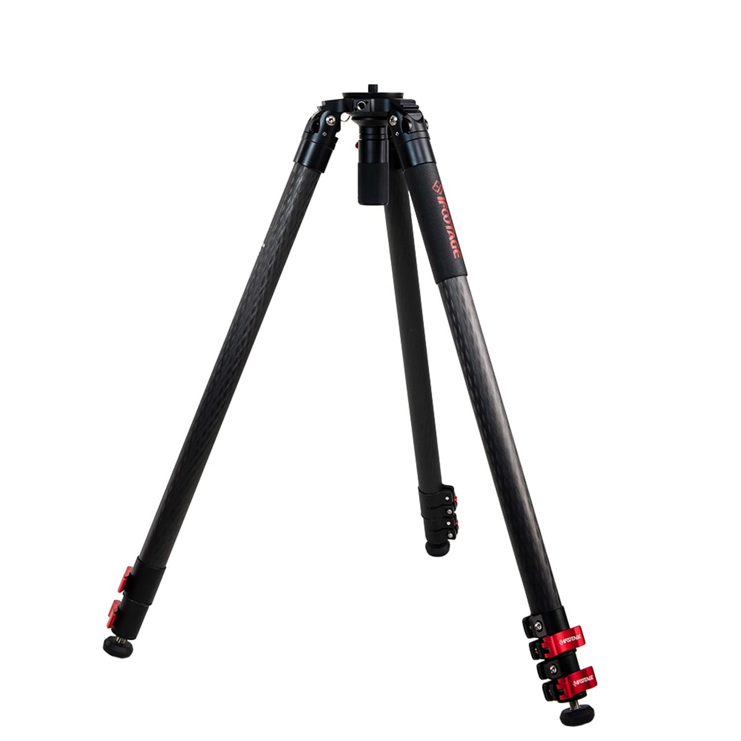 Ifootage Gazelle Tc9 Carbon Camera Tripod, 65'' Professional Video Tripod 3 Sections With Quick Release Handle,Compatible With D