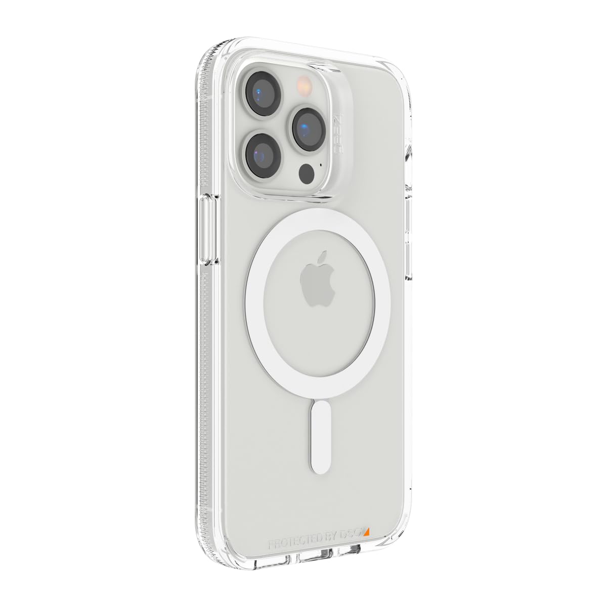 GEAR4 ZAGG Crystal Palace Snap Case - Crystal Clear Impact Protection with MagSafe Compatibility for Apple iPhone 13 Pro - Clear