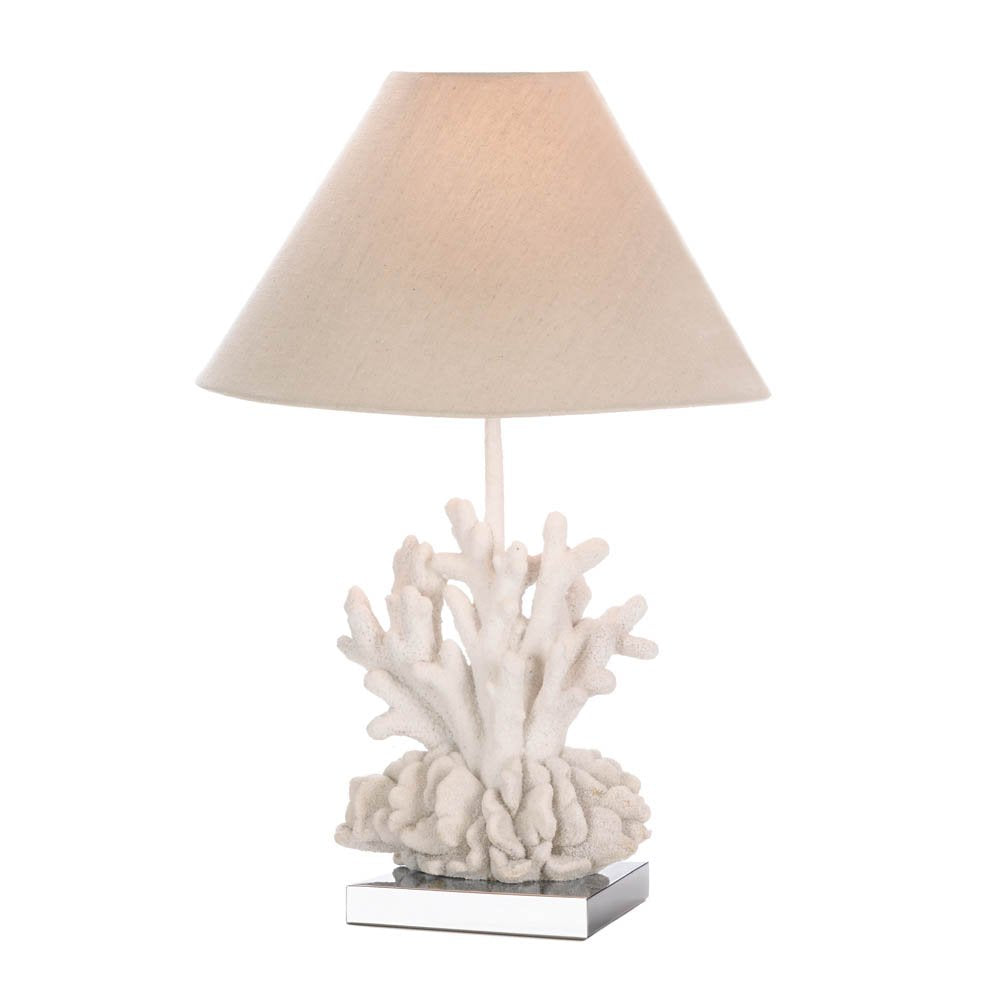 Accent Plus 57072538 Coral Table LAMP, No Size, Cream