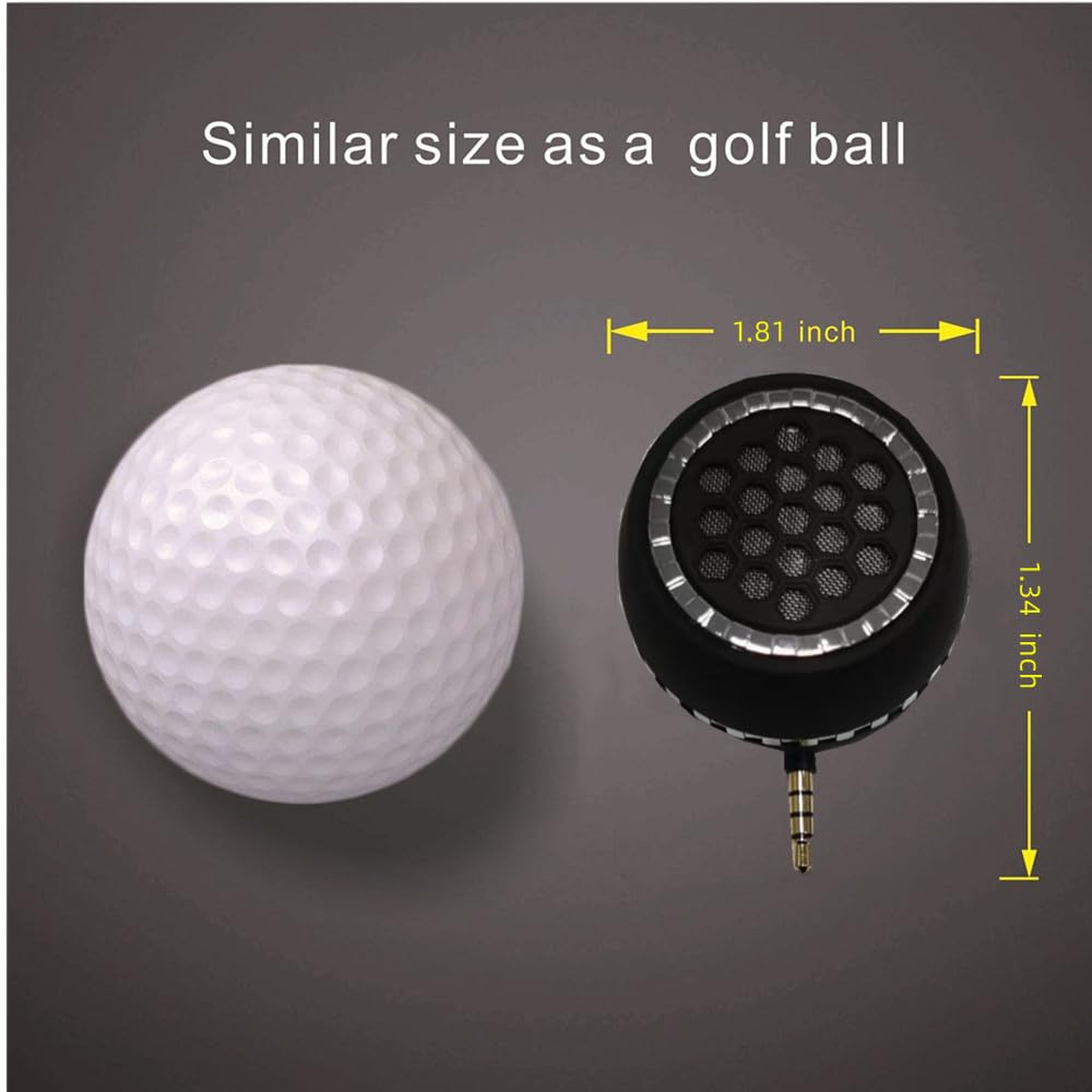 Leadsound Portable Speaker, Crystal 3W 27Mm 8O Mini Wireless Speaker With 3.5Mm Aux Audio Jack Plug In Clear Bass Micro Usb Port