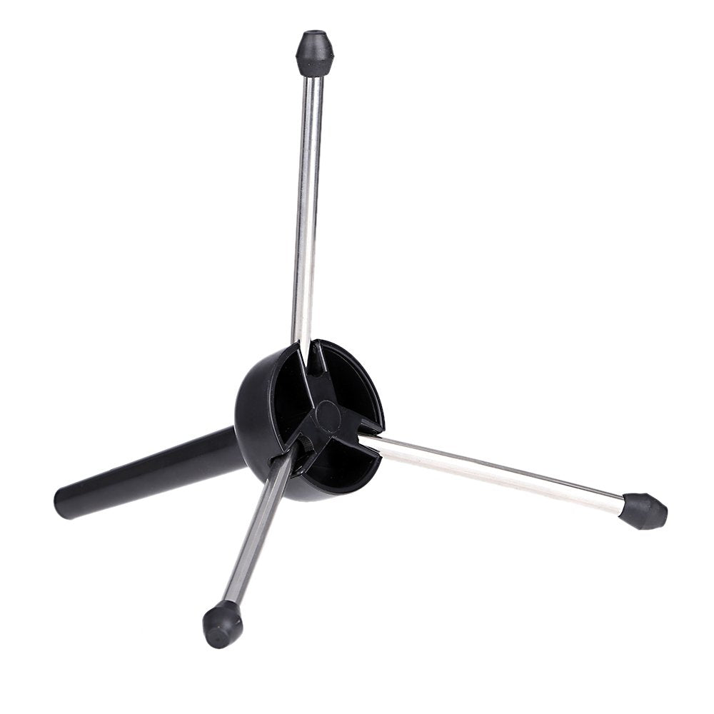 Lerodite Flute Stand Clarinet Holder Foldable Wind Instrument Stand, Woodwind Portable Tripod Stand Holder Attachment For Flute
