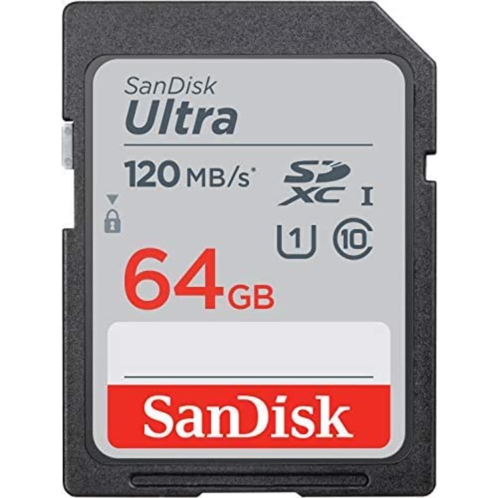Sandisk 64Gb Ultra Sdxc Uhs I Memory Card   120Mbs, C10, U1, Full Hd, Sd Card   Sdsdun4 064G Gn6In