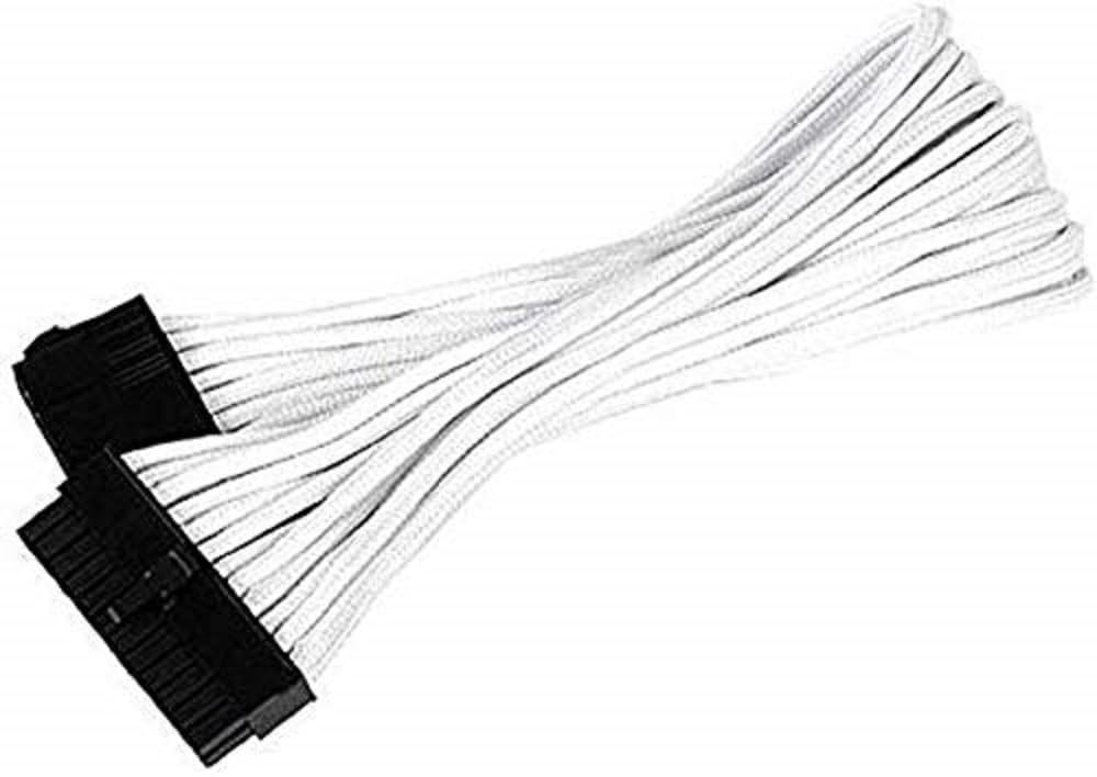 Silverstone Tek Sleeved Extension Power Supply Cable With 1 X Motherboard 24 Pin Connector (Pp07 Mbw)