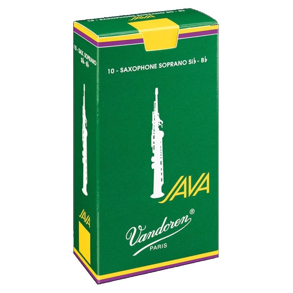 Vandoren SR303 Soprano Sax JAVA Reeds Strength 3; Box of 10