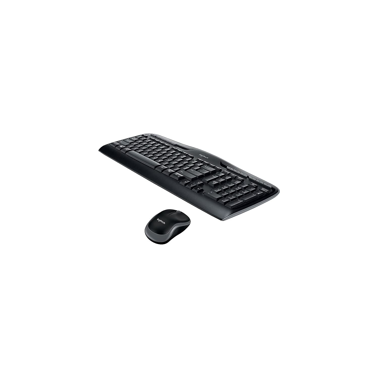 Logitech 920002836 Mk320 Wireless Desktop Set, Keyboard/Mouse, Usb, Black