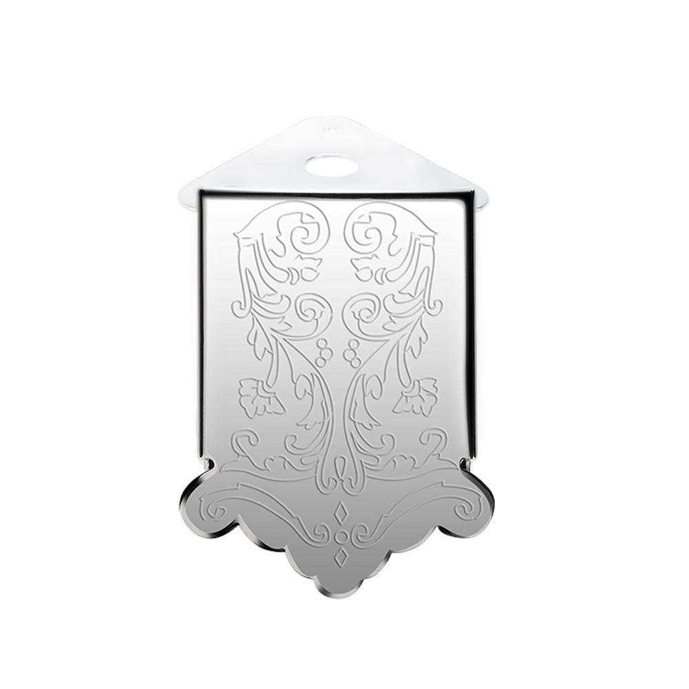 Mandolin Tailpiece Mandolin Metal Tailpiece Replacement Tailpiece Part With Screws(Silver) Performance Accessory