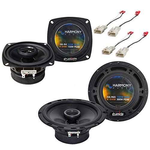 Harmony Audio Compatible with 1993-1997 Toyota Corolla HA-R4 HA-R65 New Factory Speaker Replacement Upgrade Package Speakers & G
