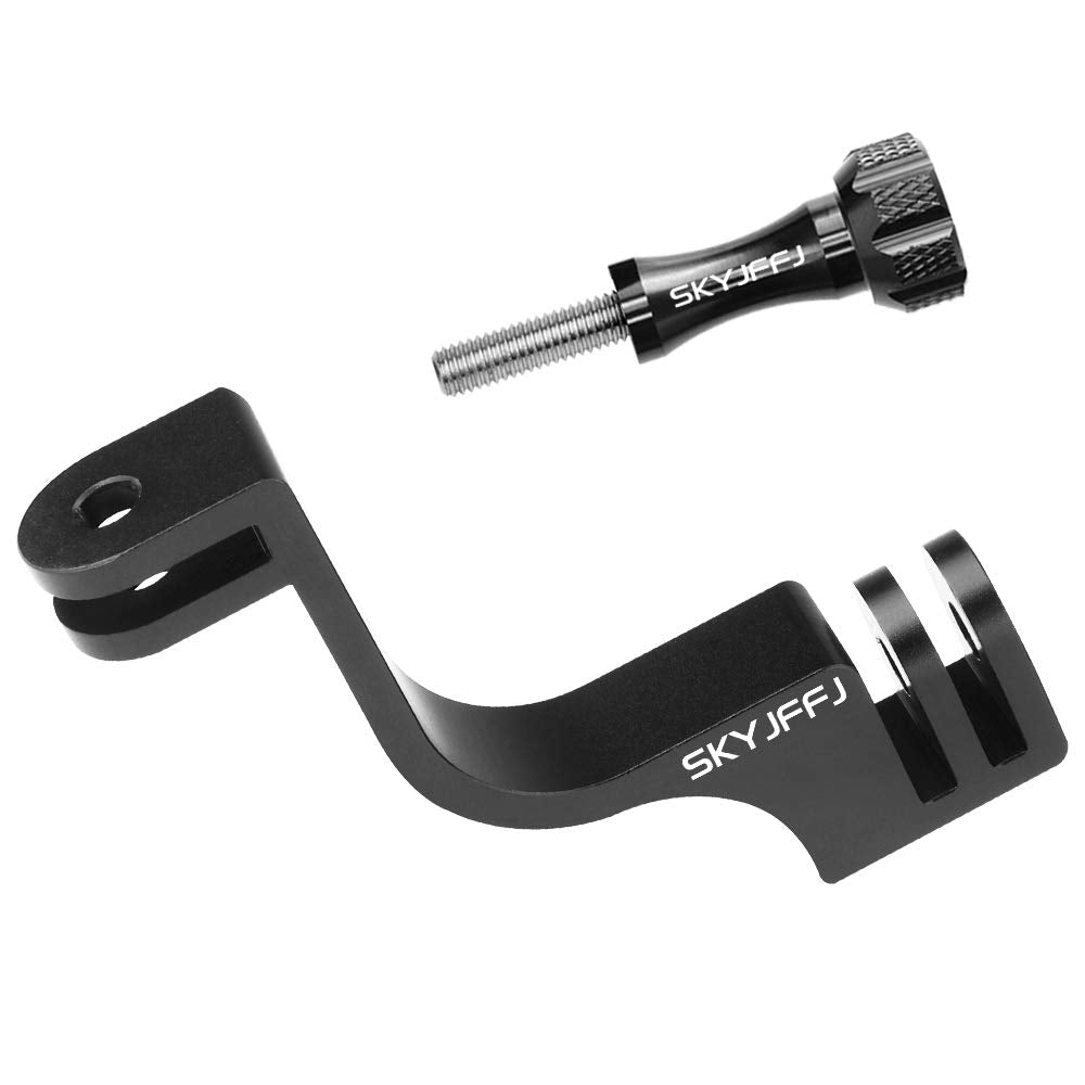 Skyjffj 90 Degree Aluminum Vertical Bracket Adapter Elbow Adapter For Gopro Hero 8(Accessories Can Be Installed)