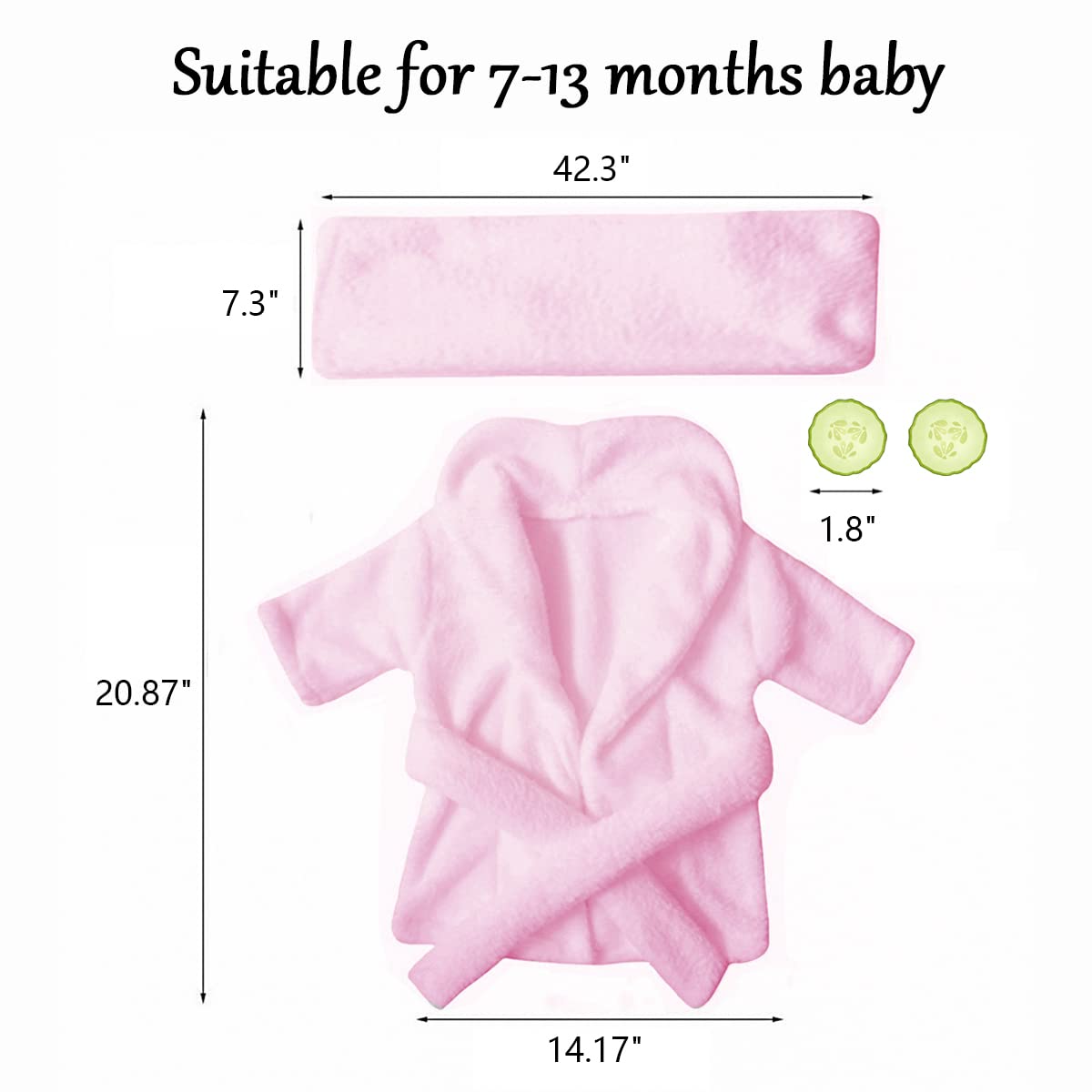 Newborn Photography Prop Bathrobe Baby Photo Props Bathrobe Outfits Infant Bath Robe Bath Towel Sets For Boy Girl Newborn Photog