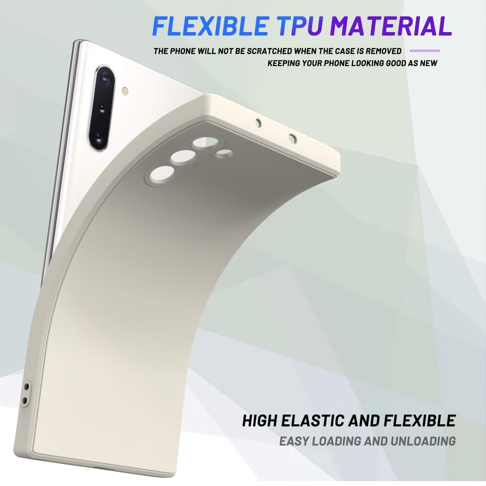 Wogroo For Samsung Galaxy Note 10 Case White, Scratch Resistant With Soft Touch, Slim Thin Phone Cover For Samsung Galaxy Note 1