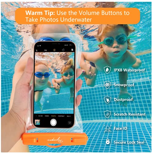 Universal Waterproof Phone Pouch Bag   4Pack, Waterproof Case Compatible With Iphone 14 Pro Max/13/12/11/Xr/X/Se/8/7, Galaxy S22