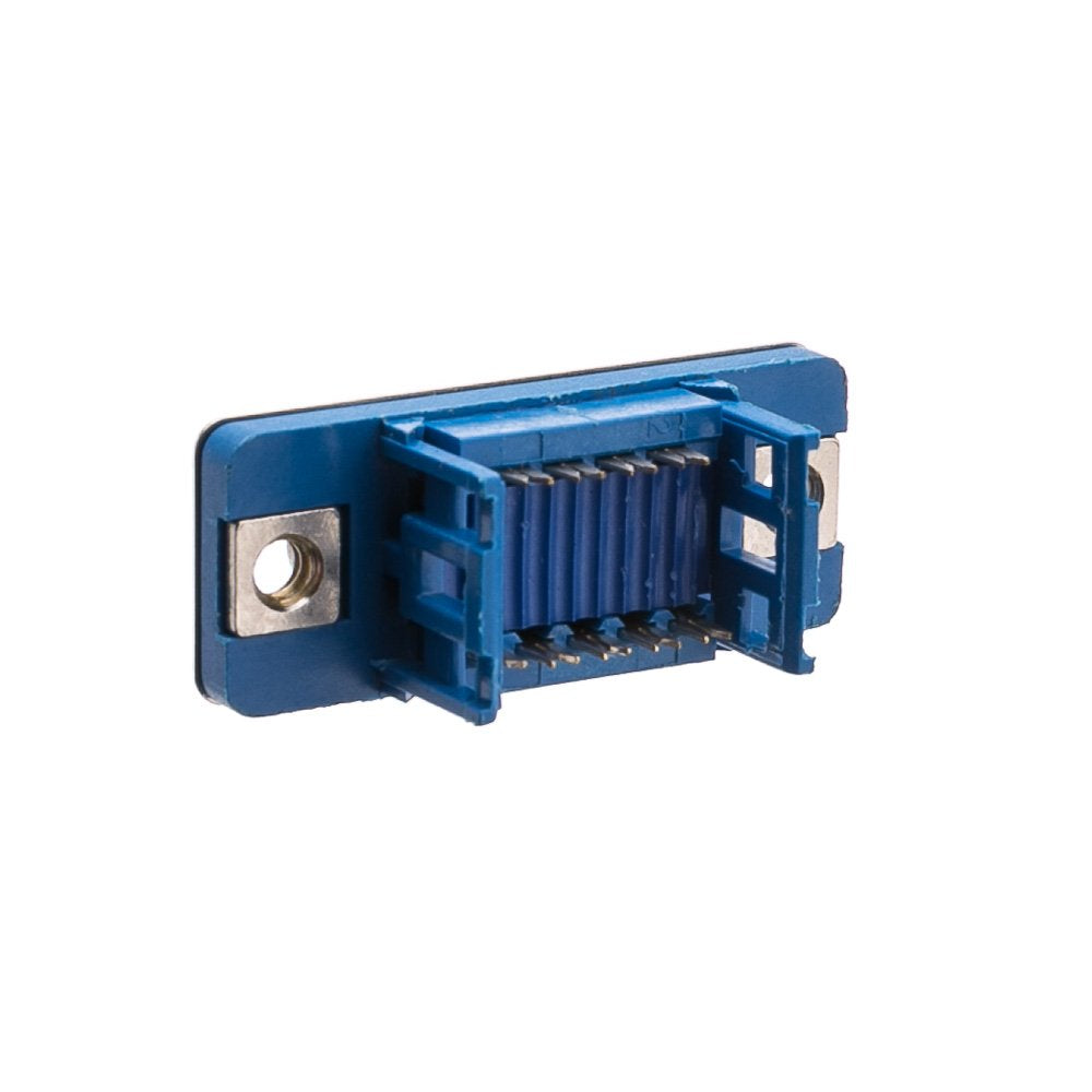 Cablewholesale Db9 Female Idc Ribbon Right Angle Connector 3Cps