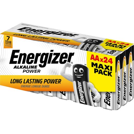 Energizer Battery Alkaline Power Aa (Mignon/Lr6 24 Storage Box)