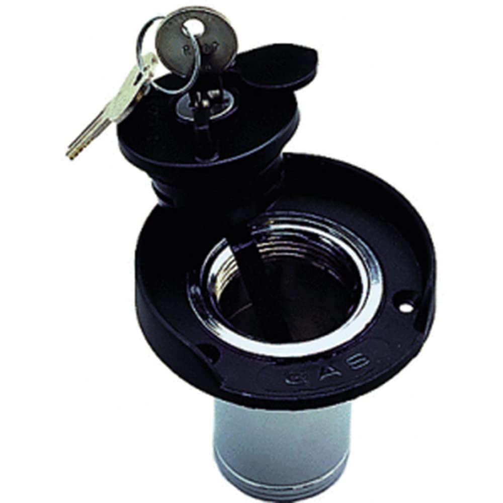 Perko 1399Dp0Chr Locking Gas Fill With Black Polymer Flange And Cap For 1.5'' Hose,WBAUVB001TXVXU8